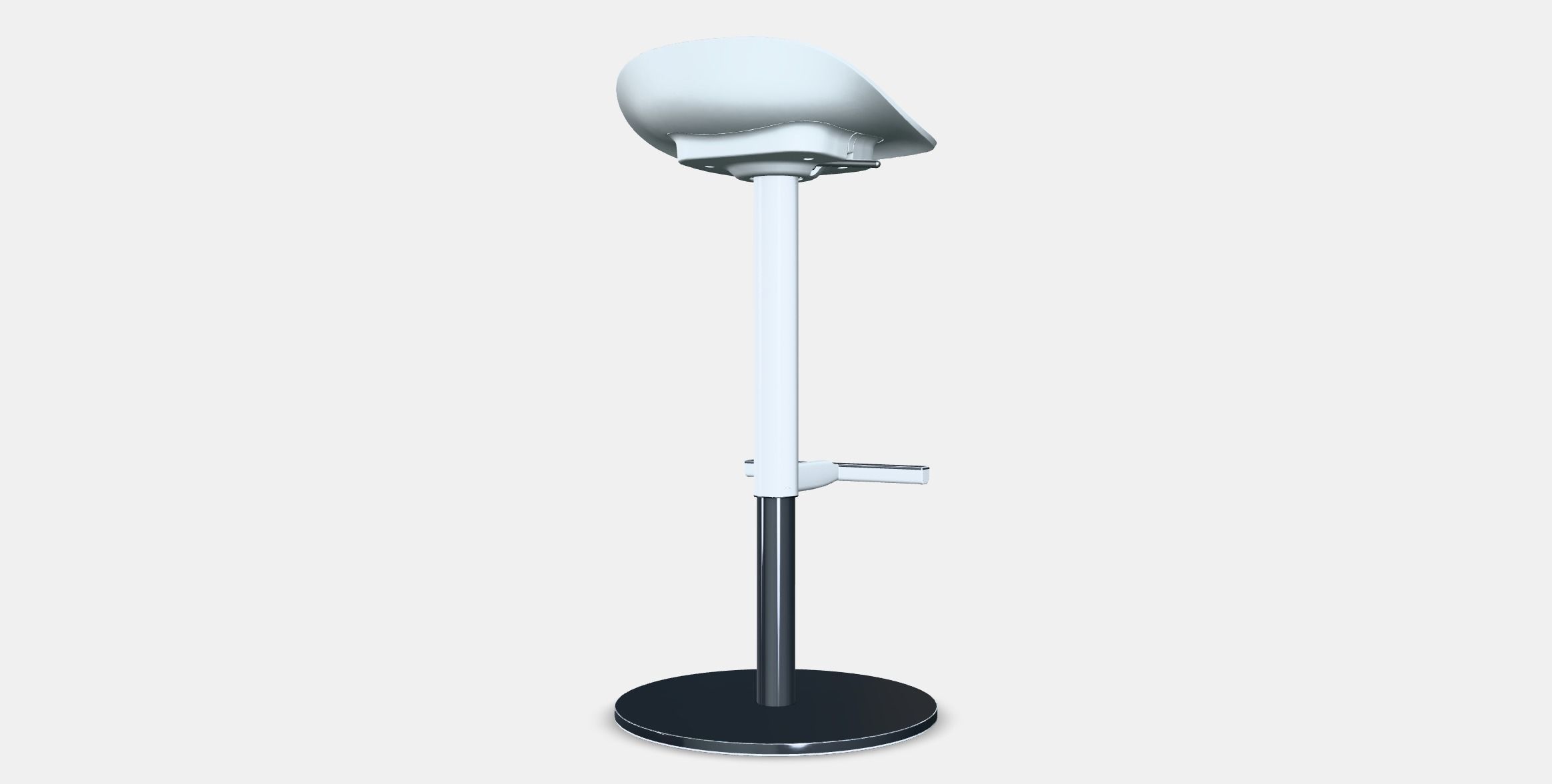 JANINGE Bar stool Low-poly 3D model_6