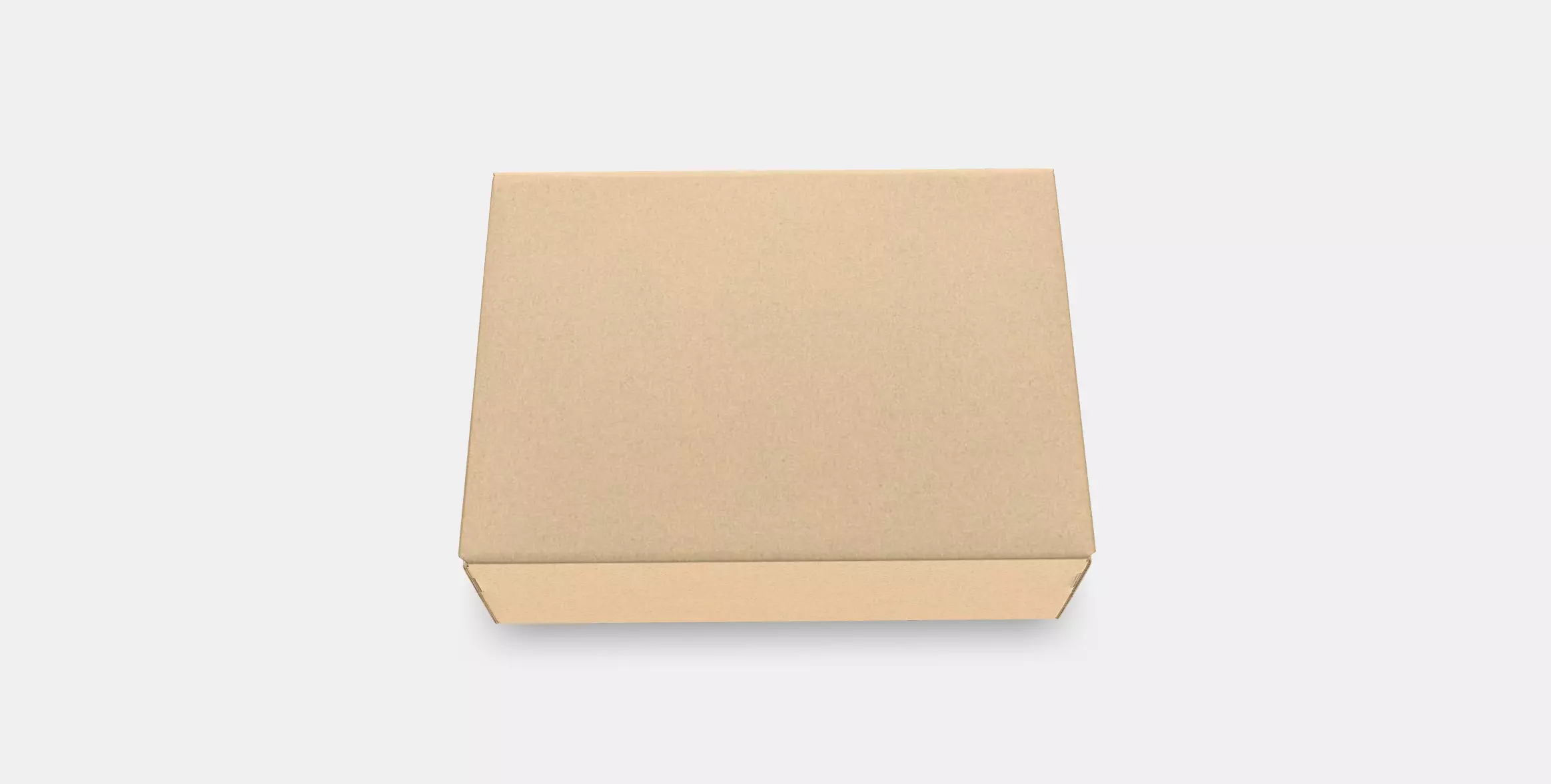 VATTENTRAG Box with lid Low-poly 3D model_0