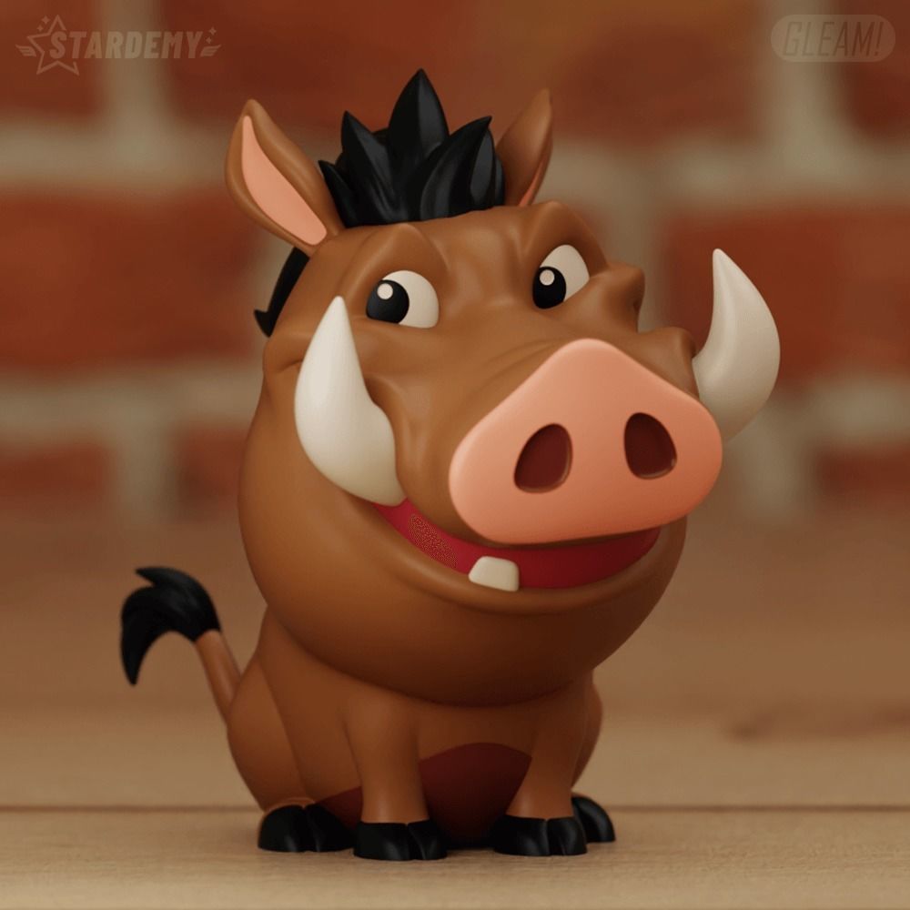 PUMBA CHIBI 2 MODELS LION KING FANART 3D print model_6