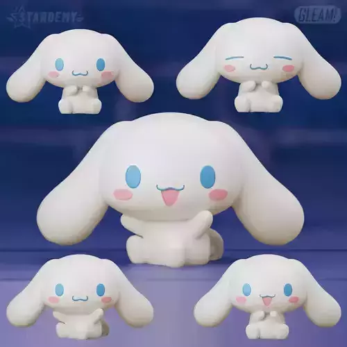 CINAMOROLL CHIBI 5 MODELS FANART