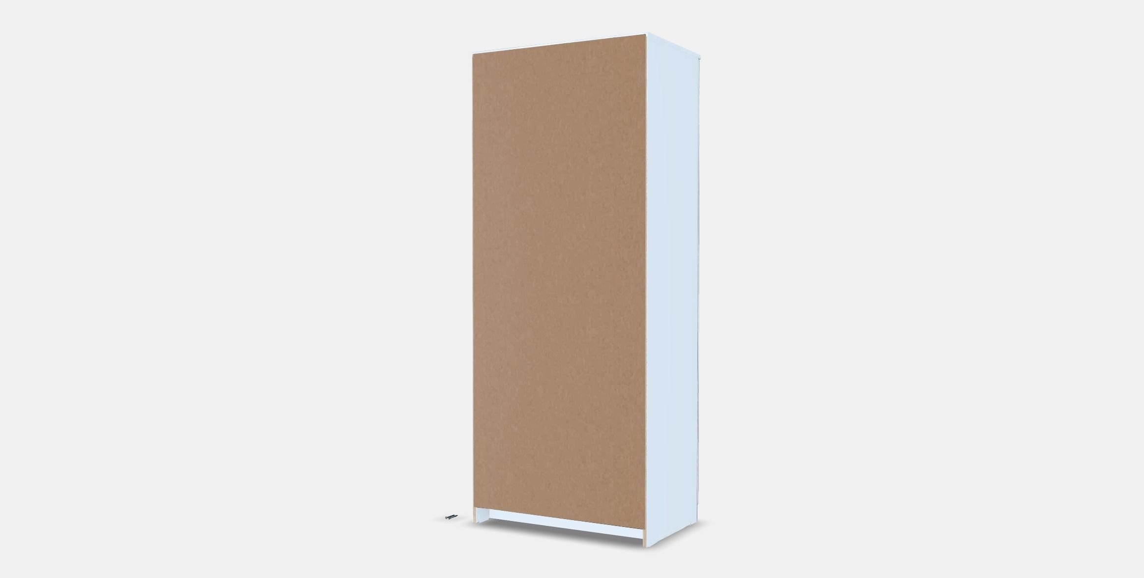 BRIMNES Wardrobe with 2 doors Low-poly 3D model_5