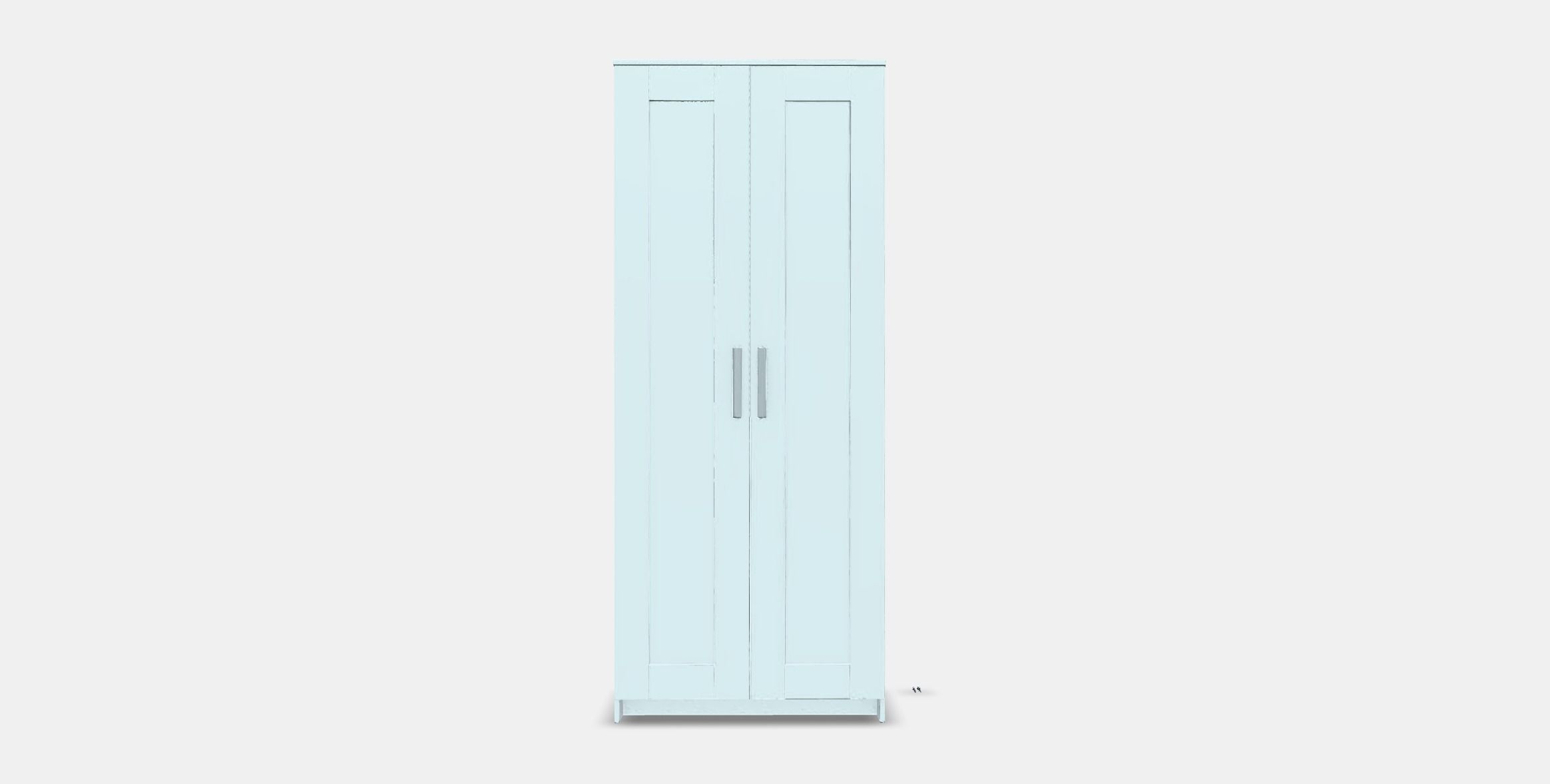 BRIMNES Wardrobe with 2 doors Low-poly 3D model_10