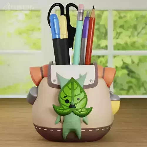 KOROKS PEN HOLDER PLANTER ZELDA TEARS KINGDOM 3D print model