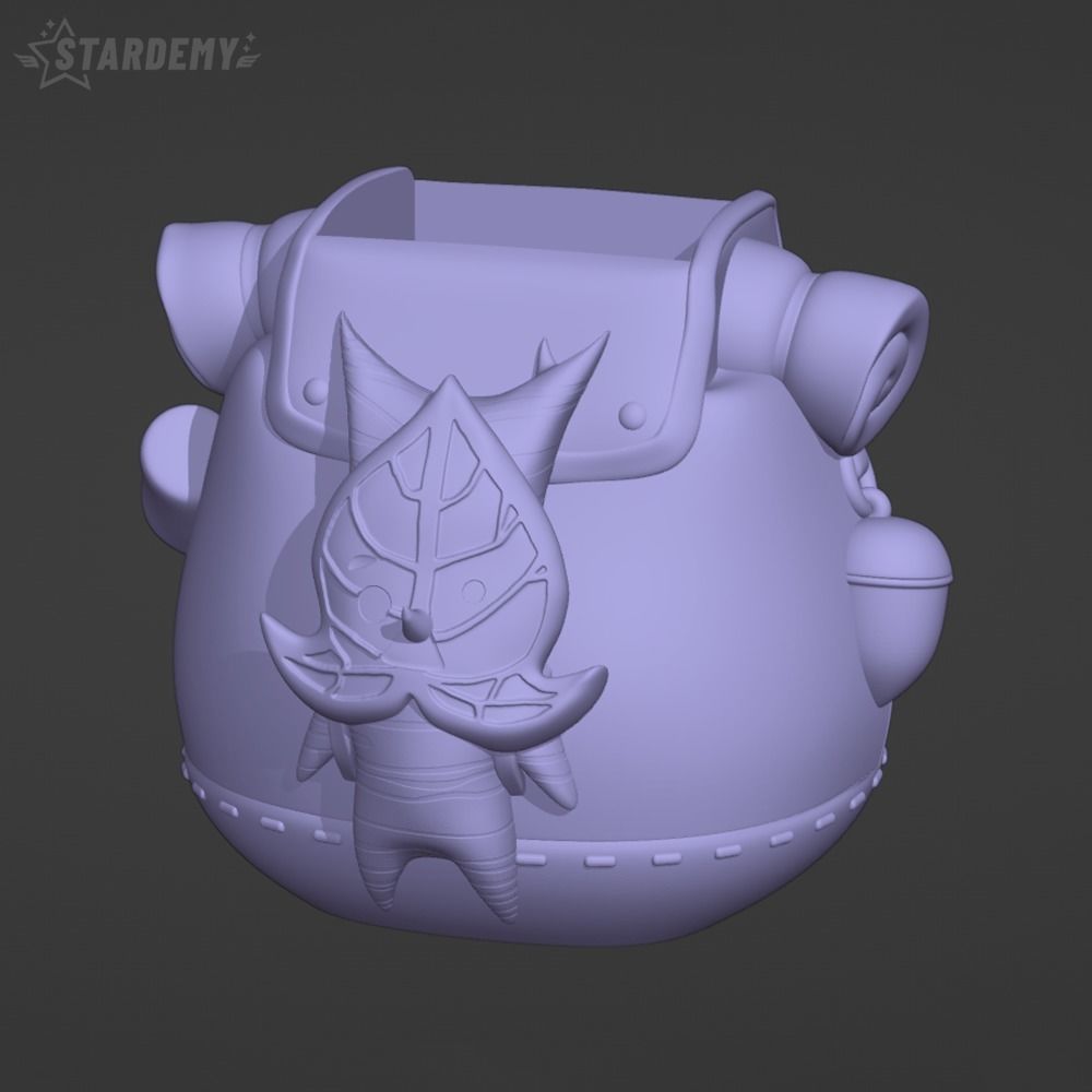 KOROKS PEN HOLDER PLANTER ZELDA TEARS KINGDOM 3D print model_1
