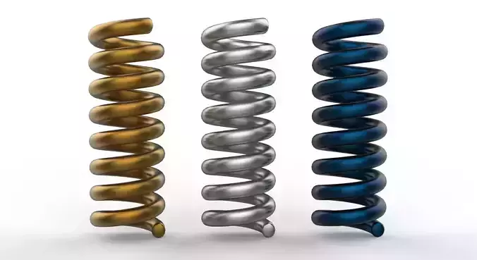 Spring 3D Model 3D model