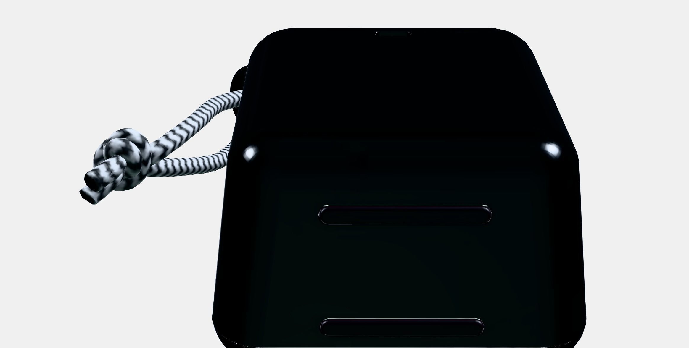 VAPPEBY Portable bluetooth speaker Low-poly 3D model_8