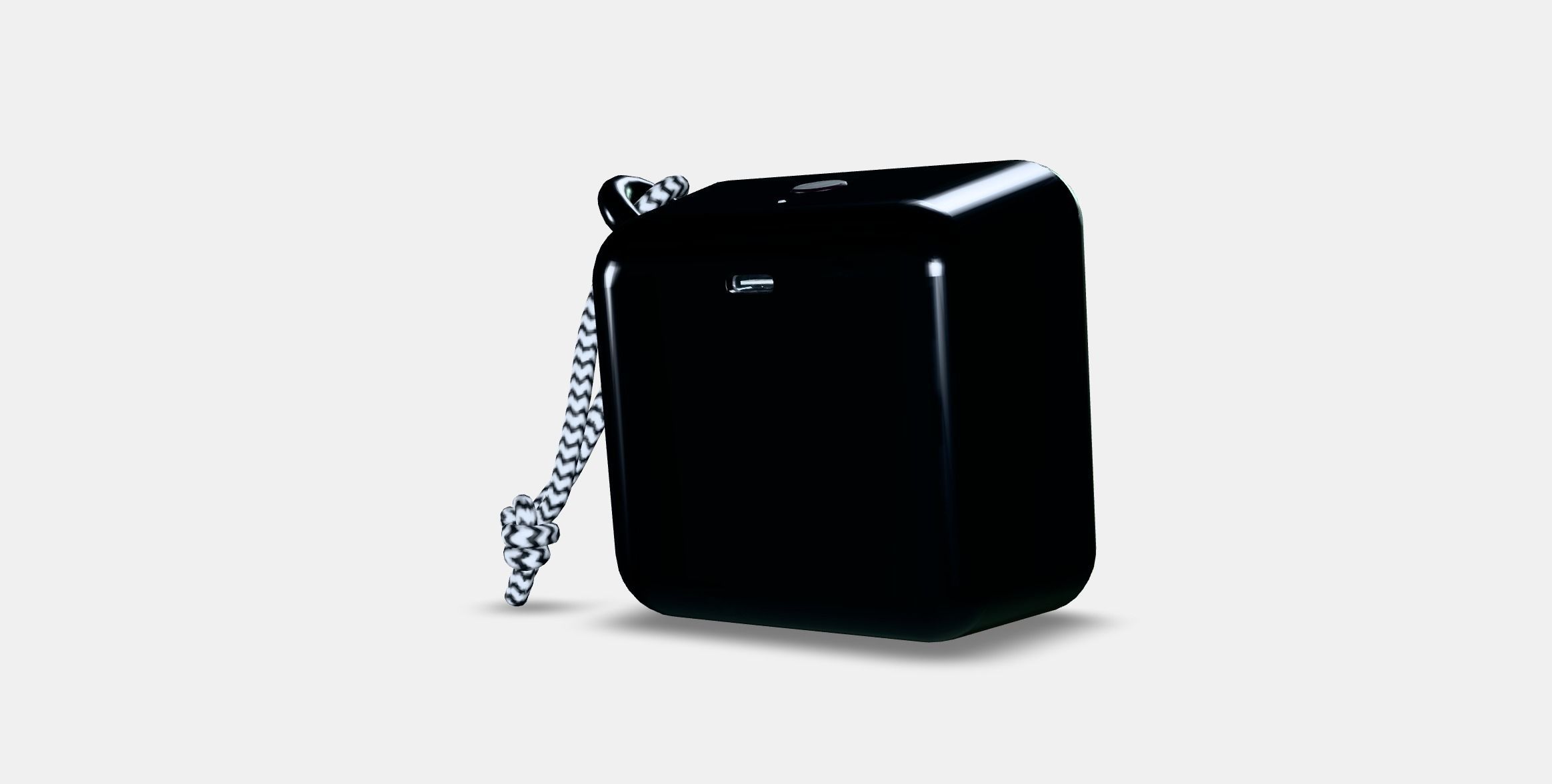 VAPPEBY Portable bluetooth speaker Low-poly 3D model_5