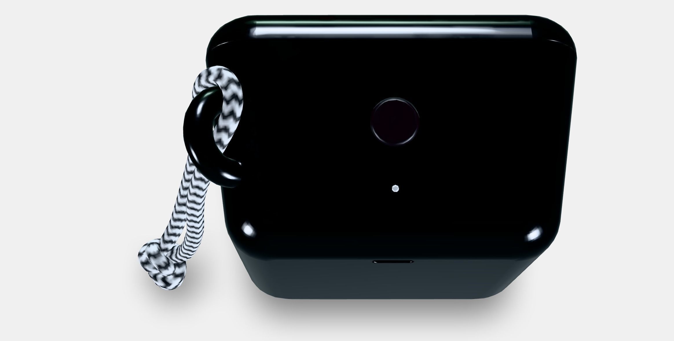 VAPPEBY Portable bluetooth speaker Low-poly 3D model_4