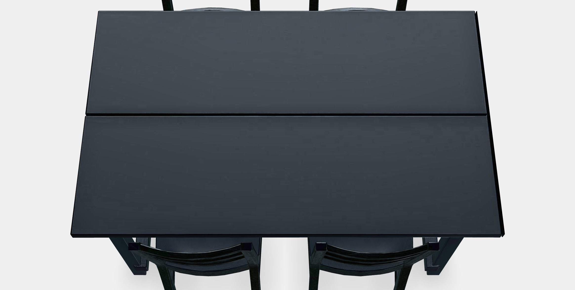 NORDVIKEN - NORDVIKEN Table and 4 chairs Low-poly 3D model_4