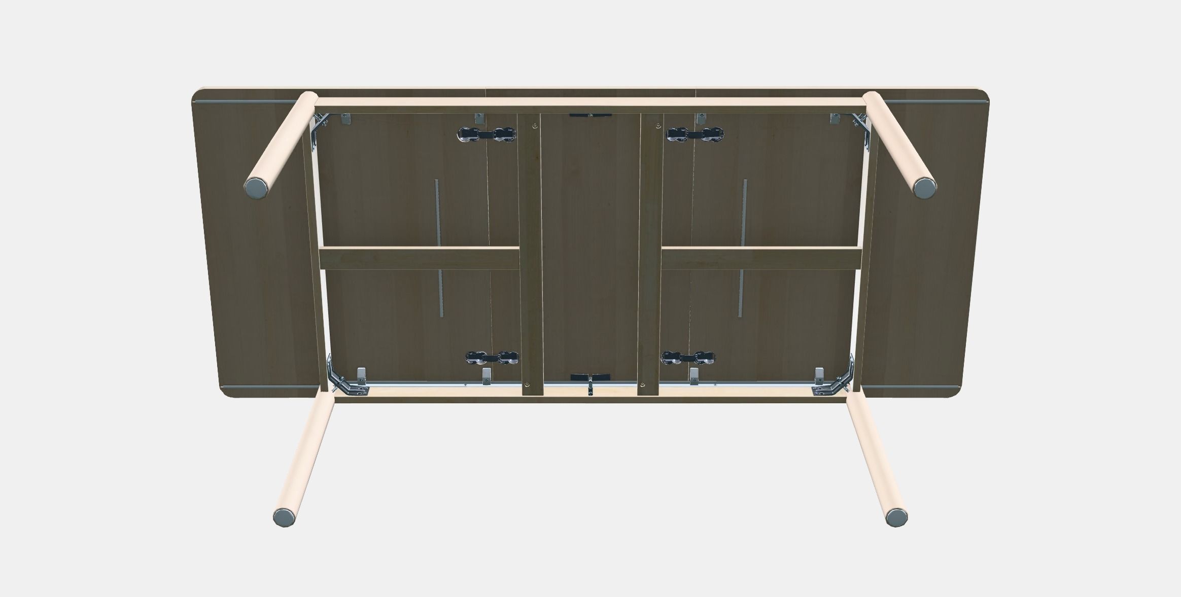 RONNINGE Extendable table 2 Low-poly 3D model_8