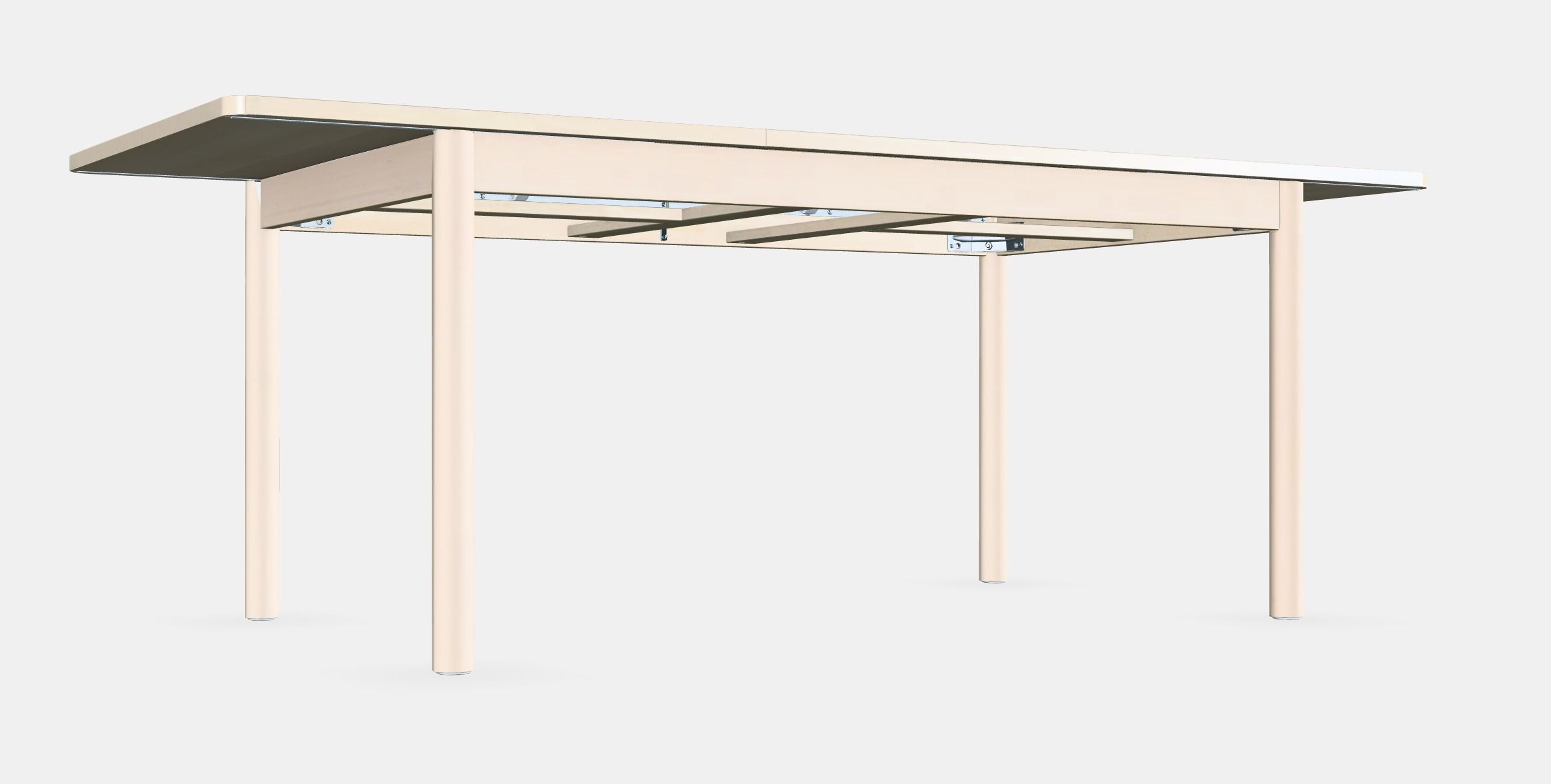 RONNINGE Extendable table 2 Low-poly 3D model_2