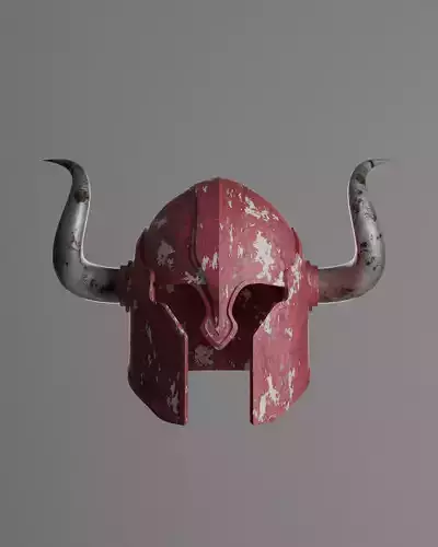 Knight Helmet 01 3D model
