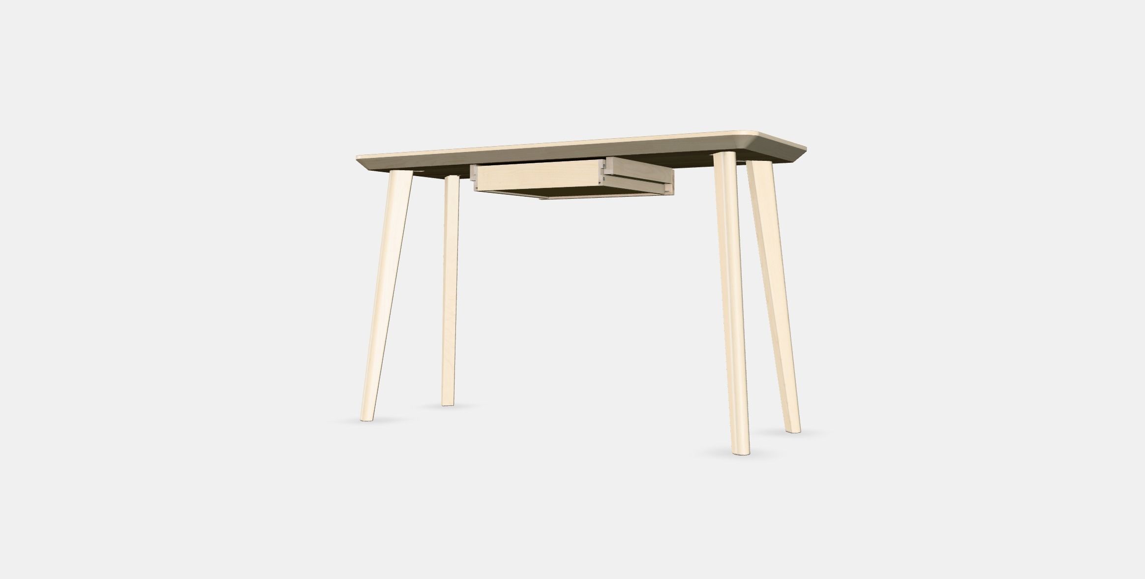 LISABO Desk Low-poly 3D model_5
