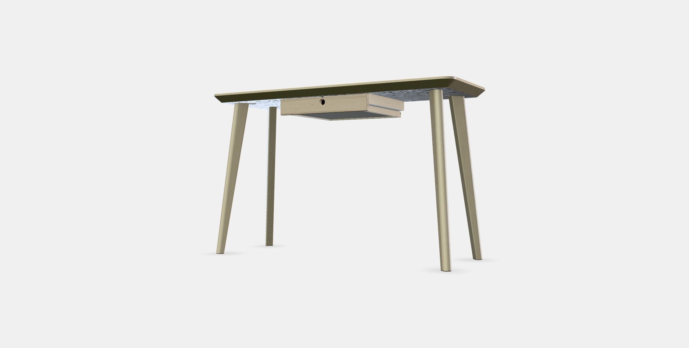LISABO Desk Low-poly 3D model_12