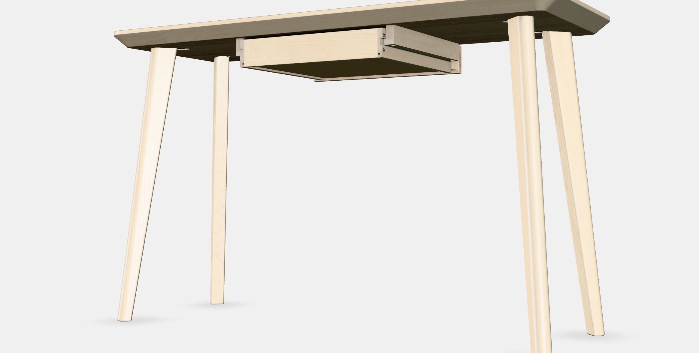 LISABO Desk Low-poly 3D model_6