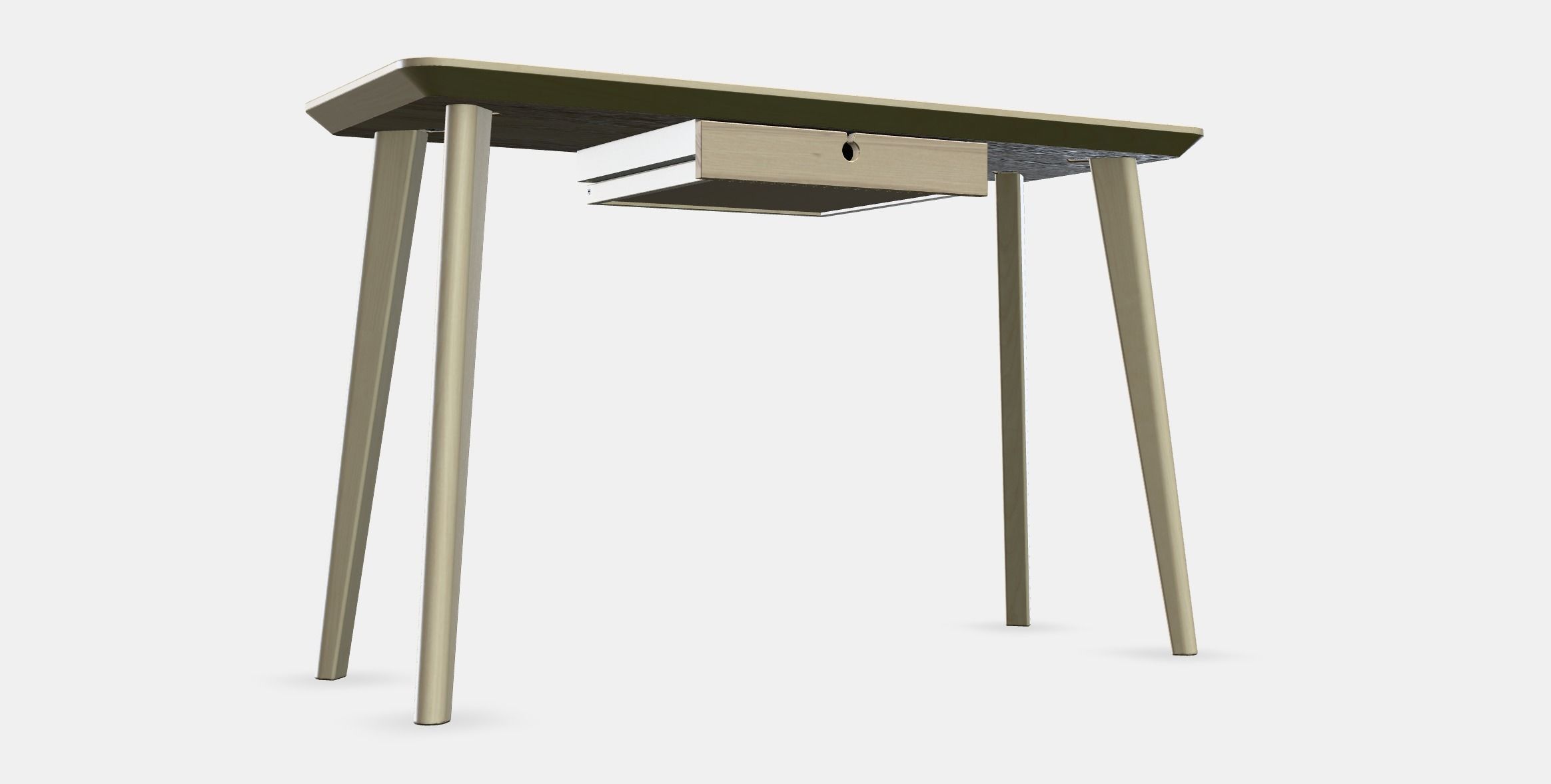 LISABO Desk Low-poly 3D model_8