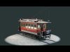 Herbrand VN 125 Historic Tram Modular  Low-poly 3D model_1
