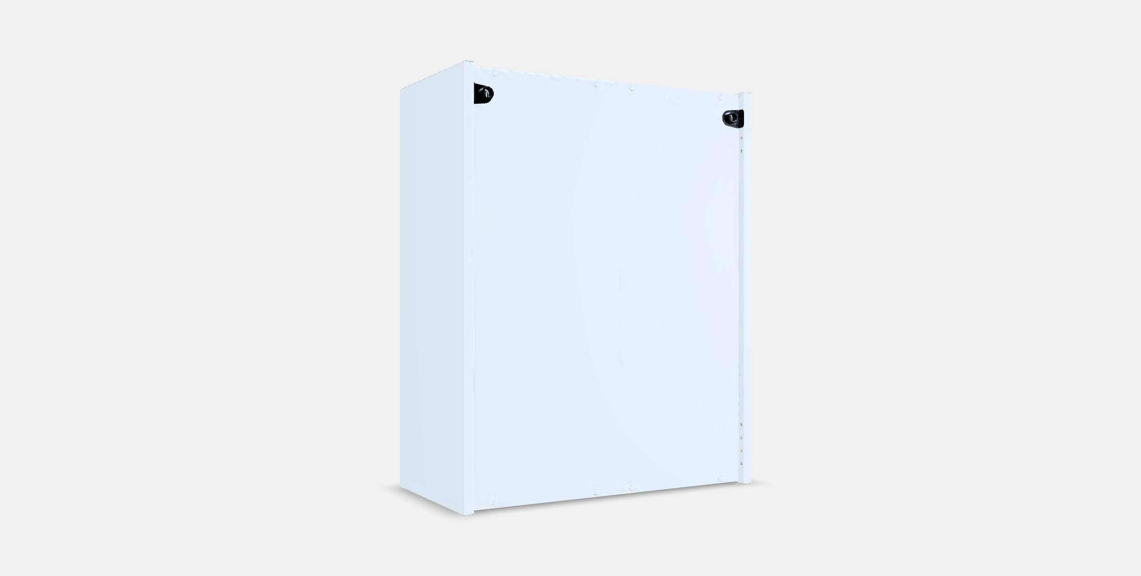 ENHET Wall cb w 2 shelves Low-poly 3D model_16