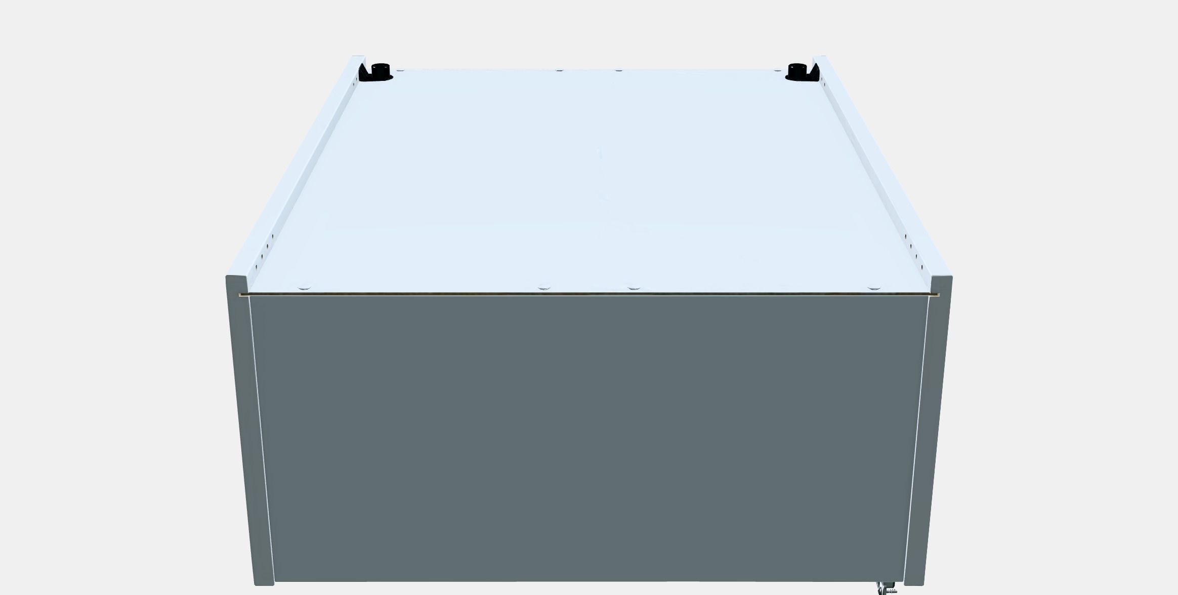 ENHET Wall cb w 2 shelves Low-poly 3D model_8