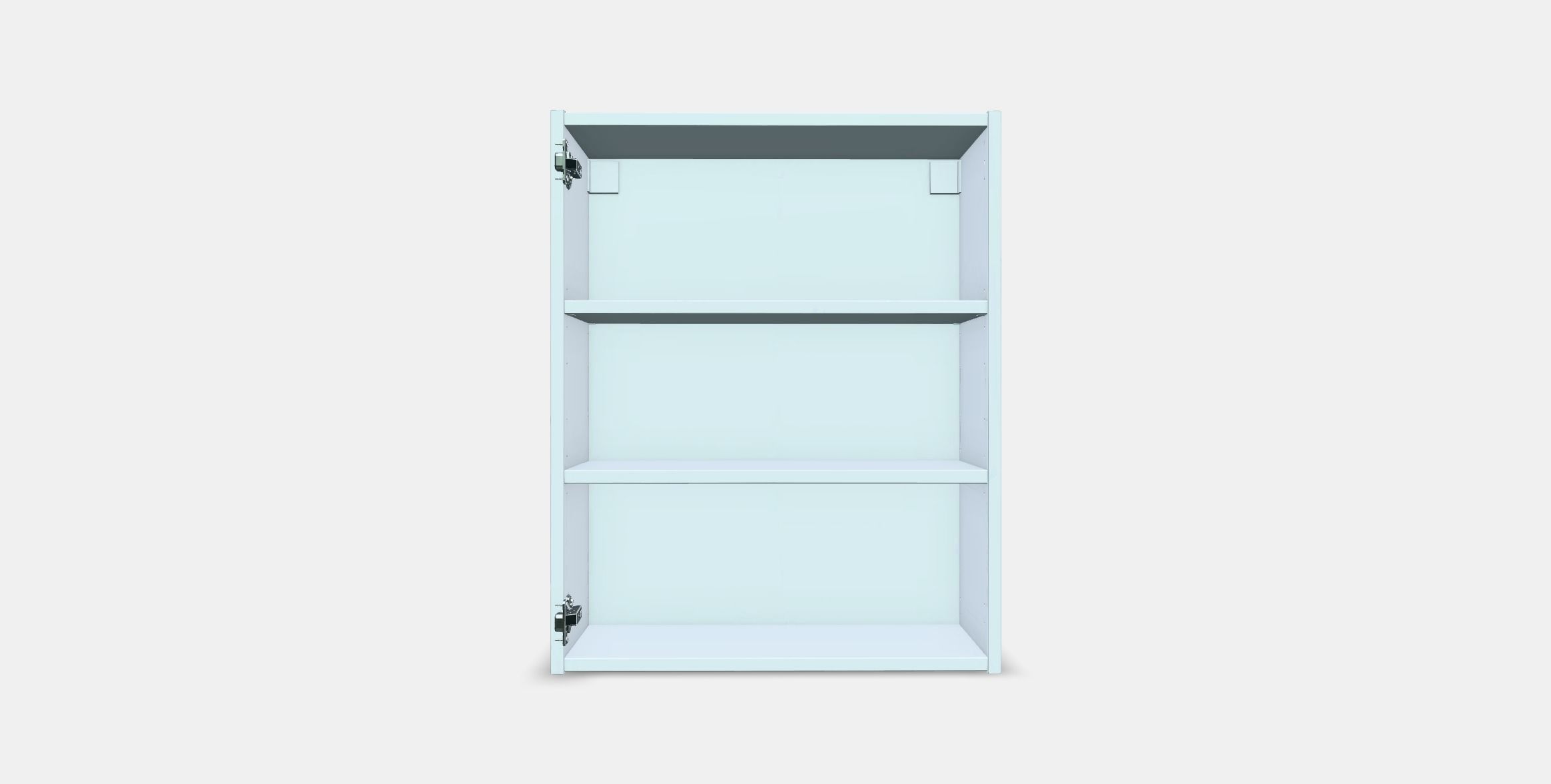 ENHET Wall cb w 2 shelves Low-poly 3D model_10