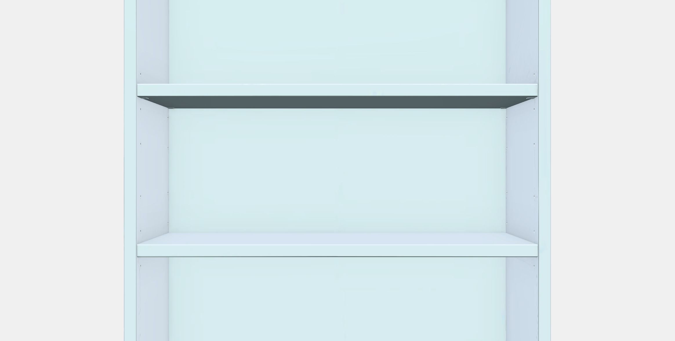 ENHET Wall cb w 2 shelves Low-poly 3D model_11