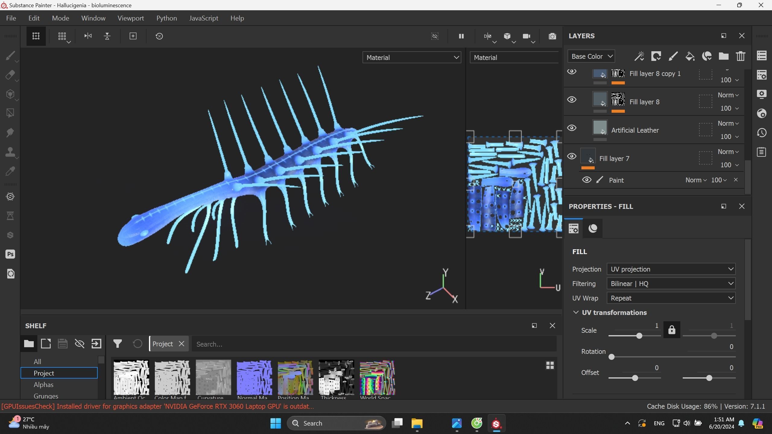 Hallucigenia Free low-poly 3D model_22