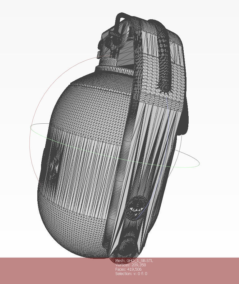 Bulgarian hand grenades GHO1 and GHD2 Moulage 3Dprintable 3D model_20