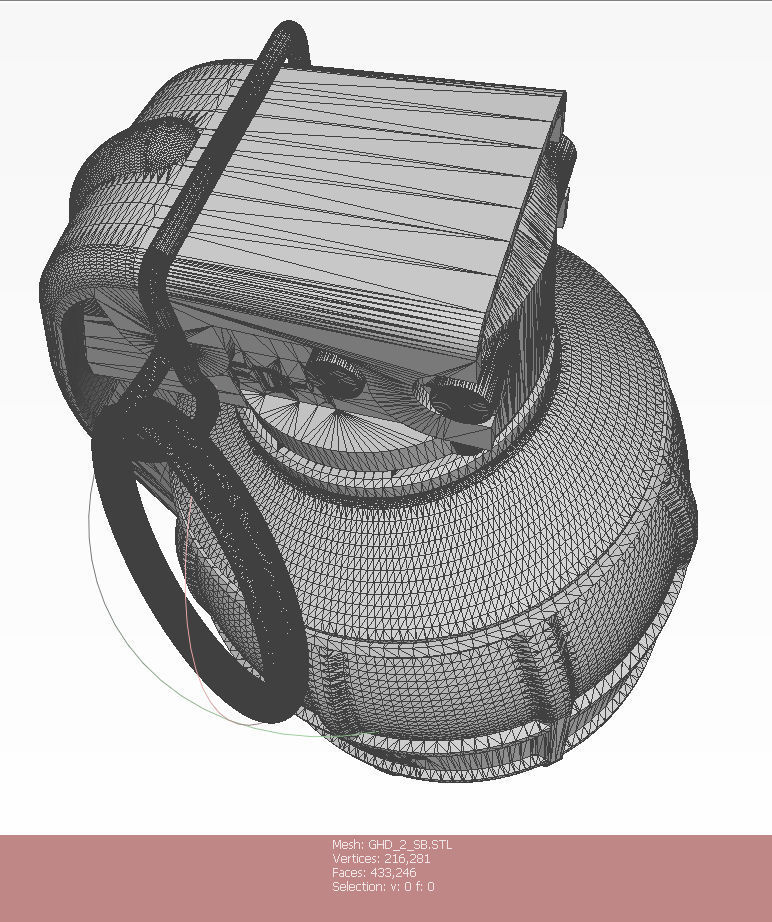 Bulgarian hand grenades GHO1 and GHD2 Moulage 3Dprintable 3D model_21