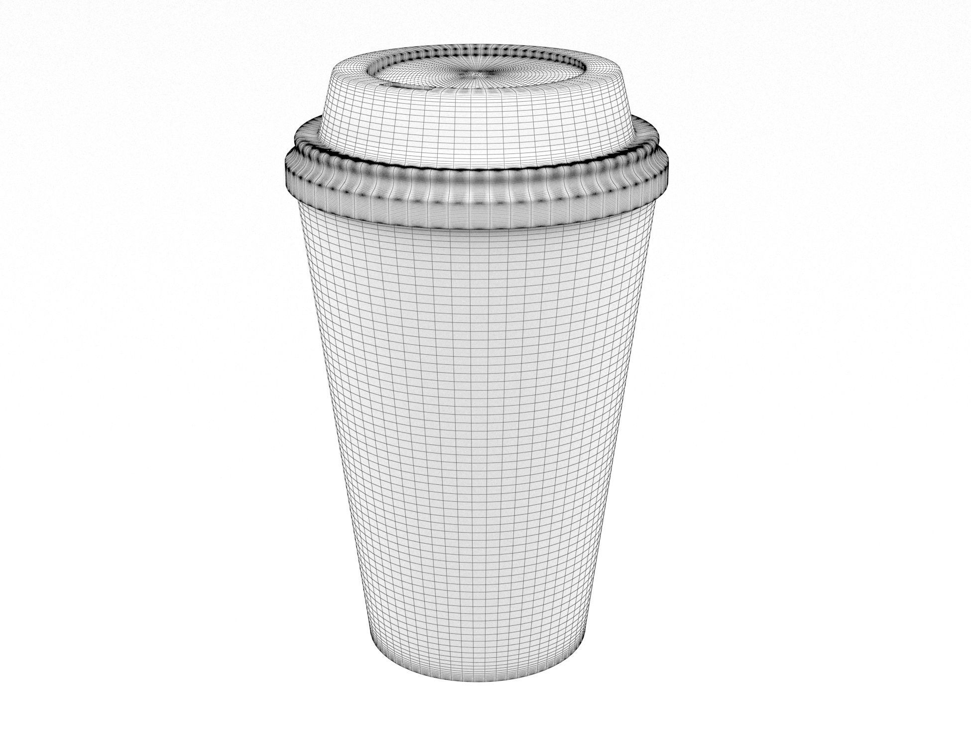 Coffee cup 3D model_1