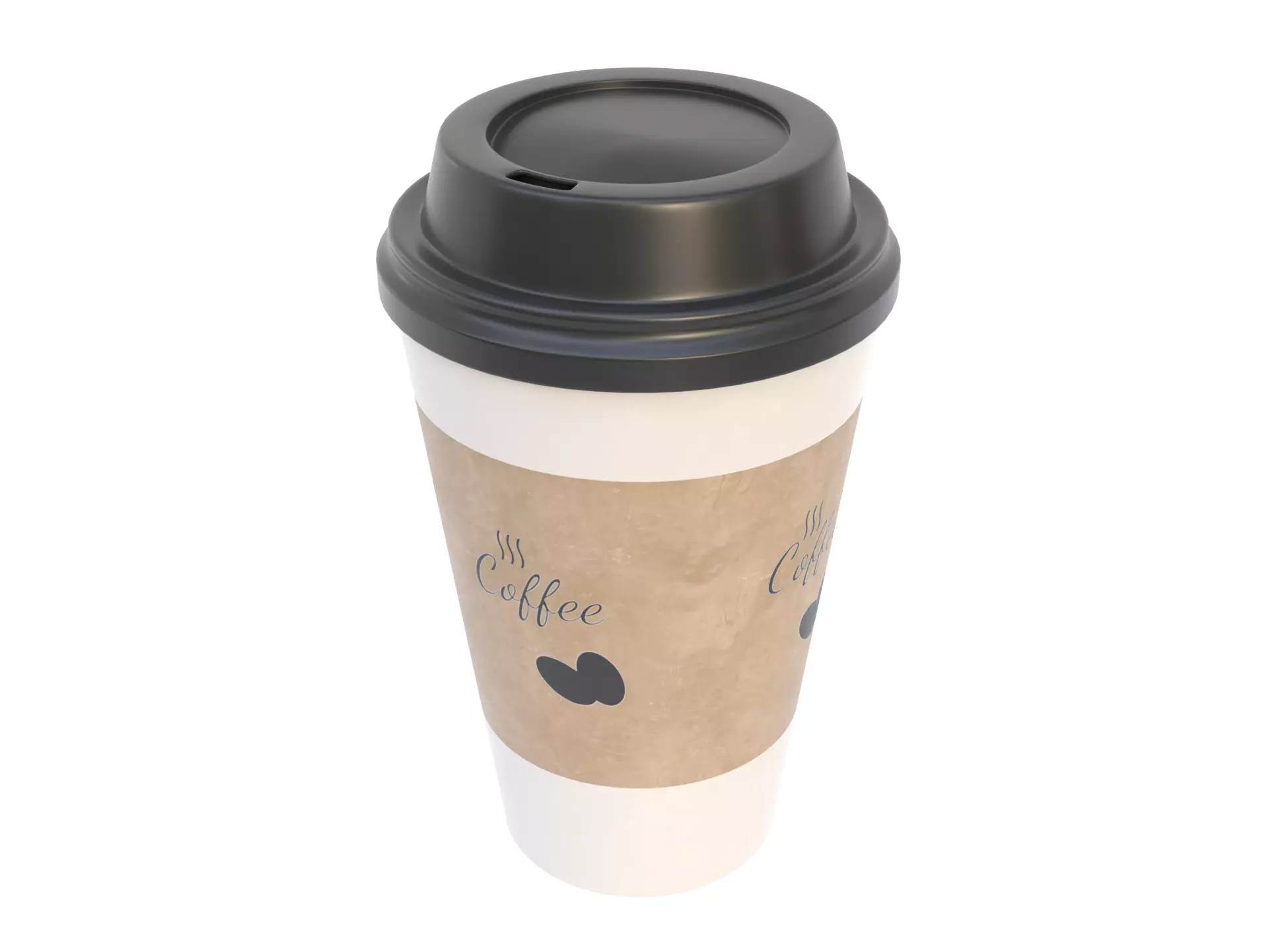 Coffee cup 3D model_0