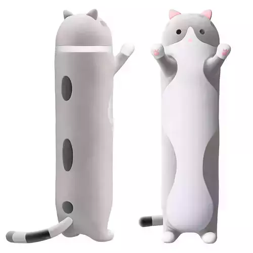 Soft toy pillow long cat