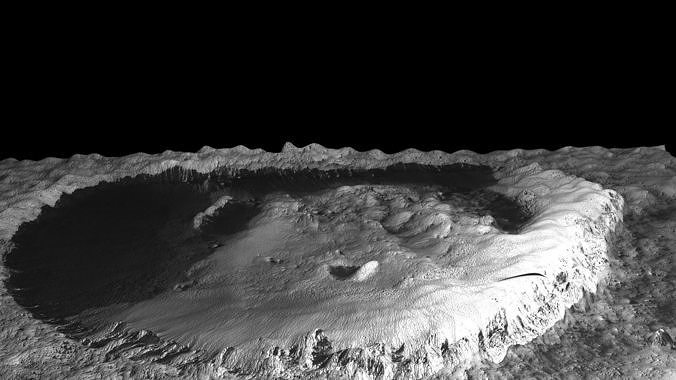 Martian Crater 3D model