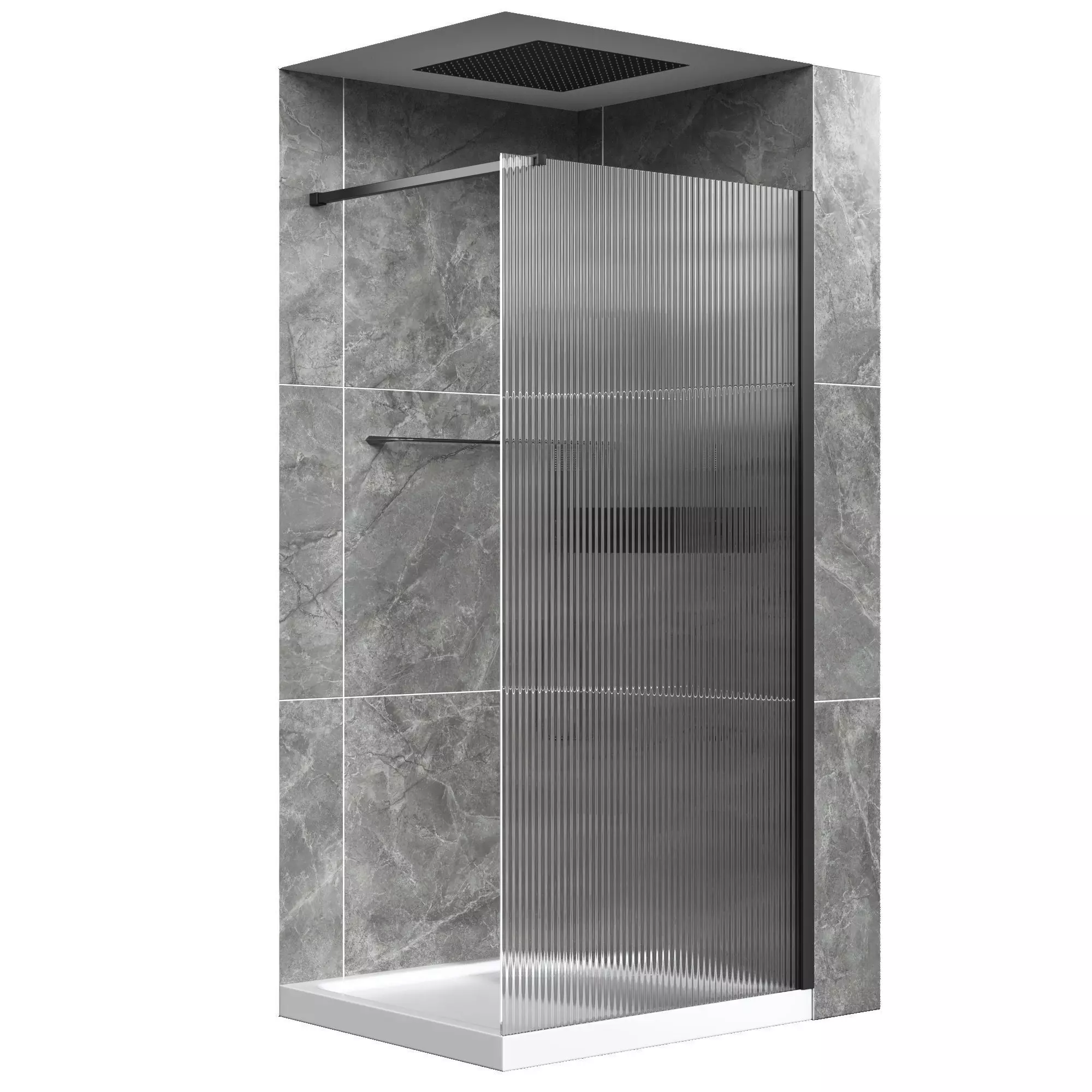 ABBER Immer Offen shower enclosure 3D model