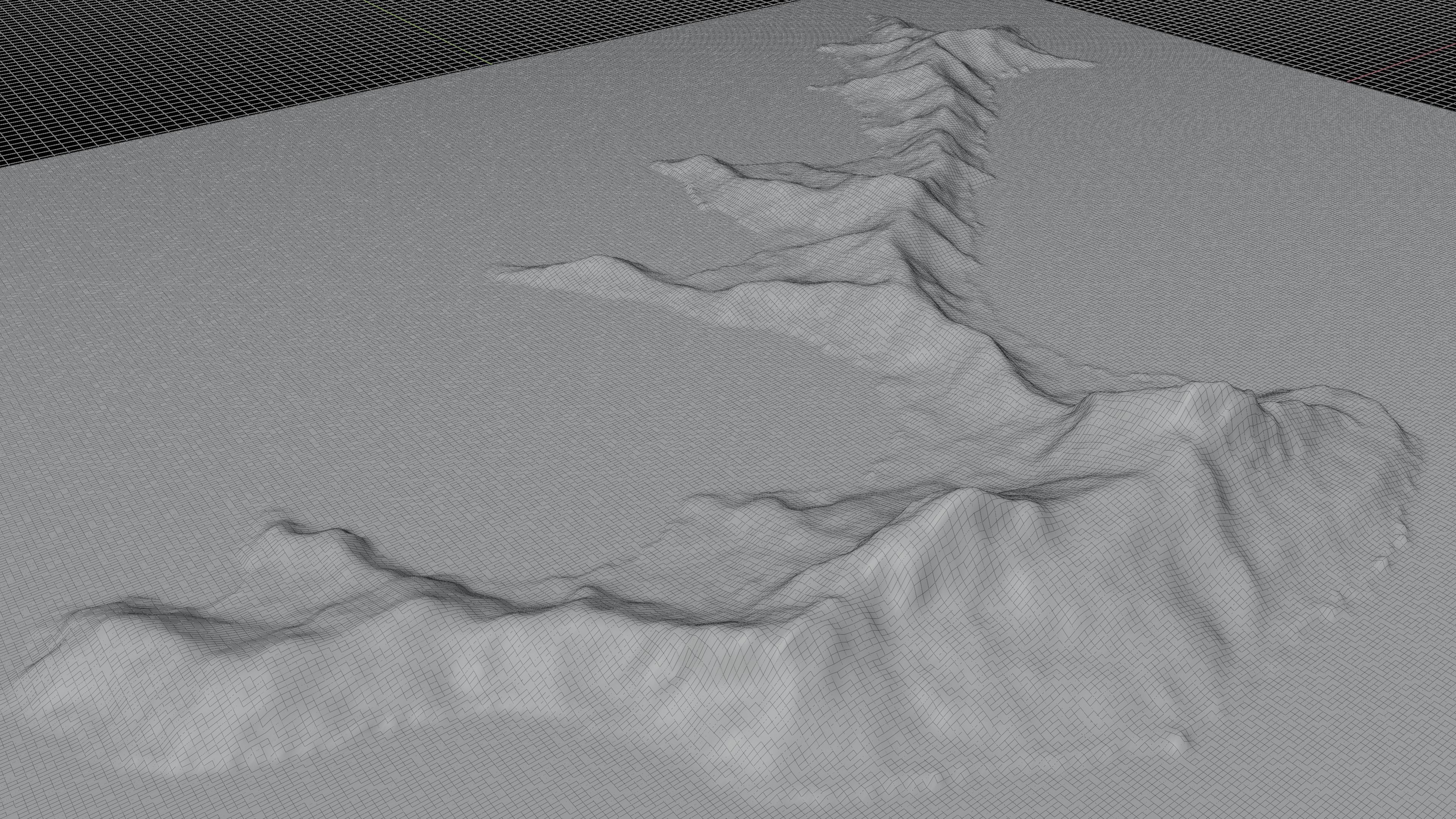 Mangareva Island 3d model terrain Low-poly 3D model_11