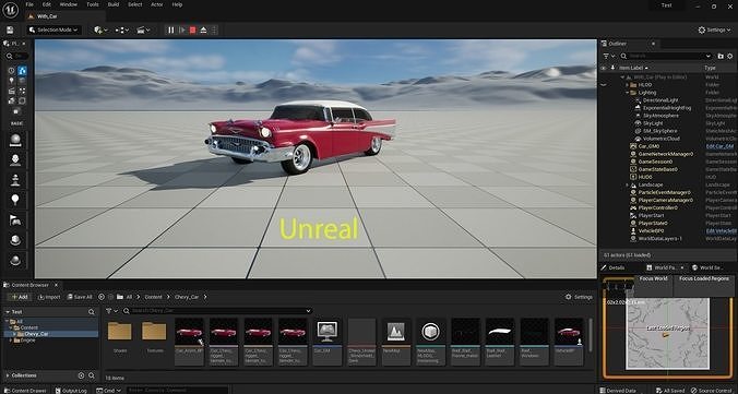 Chevrolet Belair with complete Tutorial for this car Low-poly 3D model 2