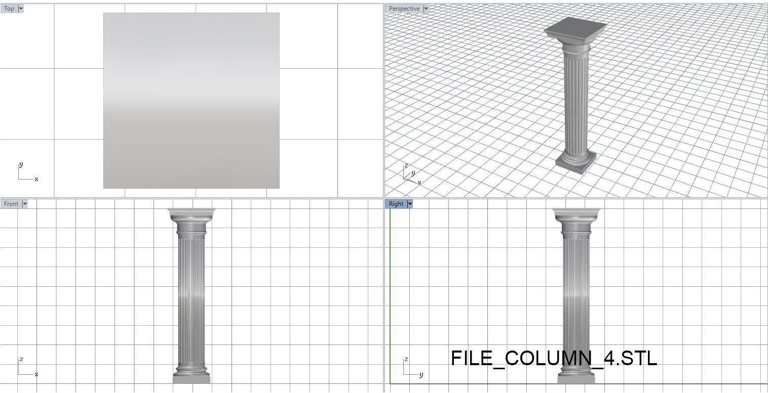 Spiral stairs 3D print model_12