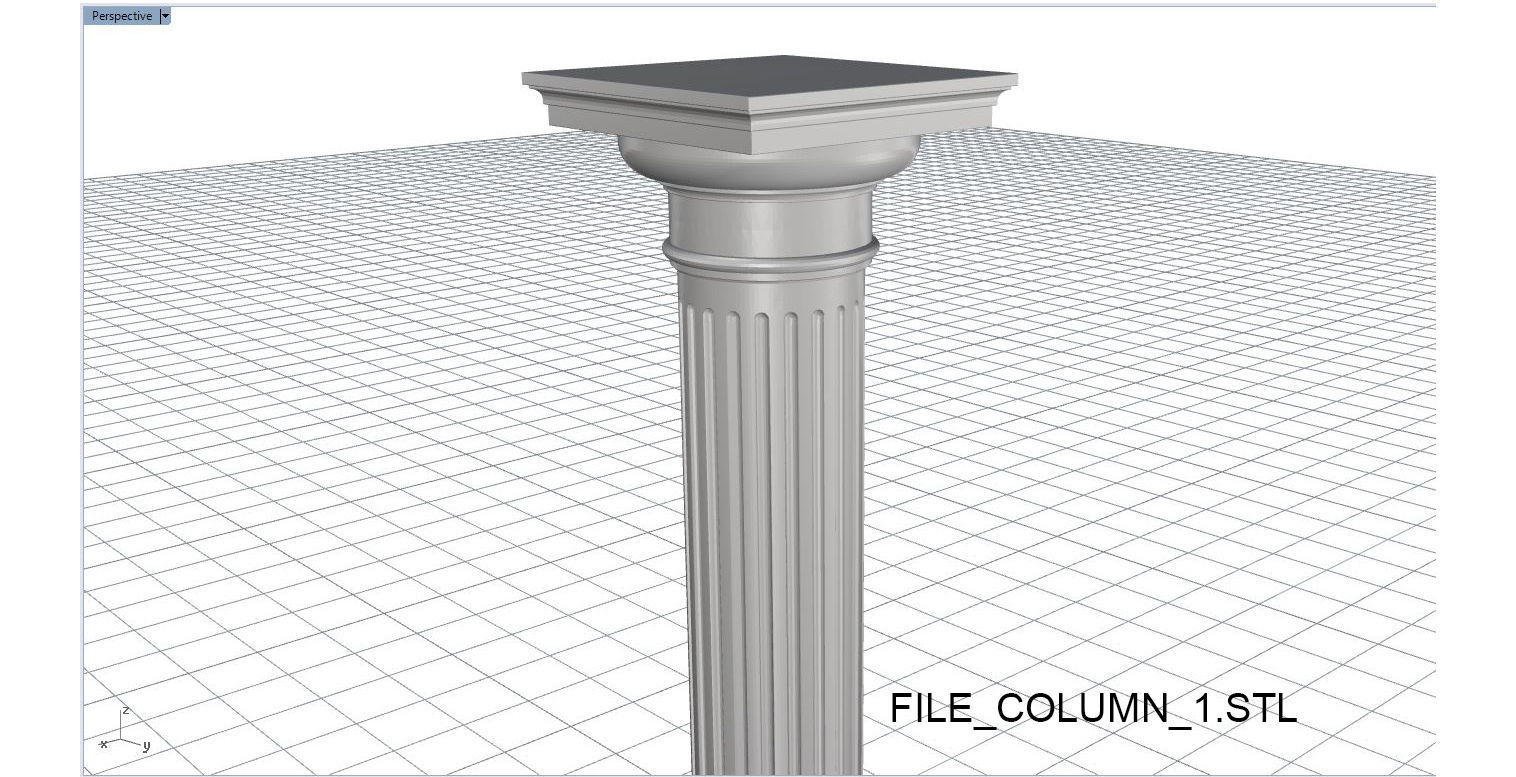 Spiral stairs 3D print model_9