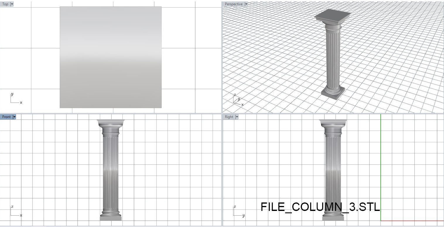 Spiral stairs 3D print model_11