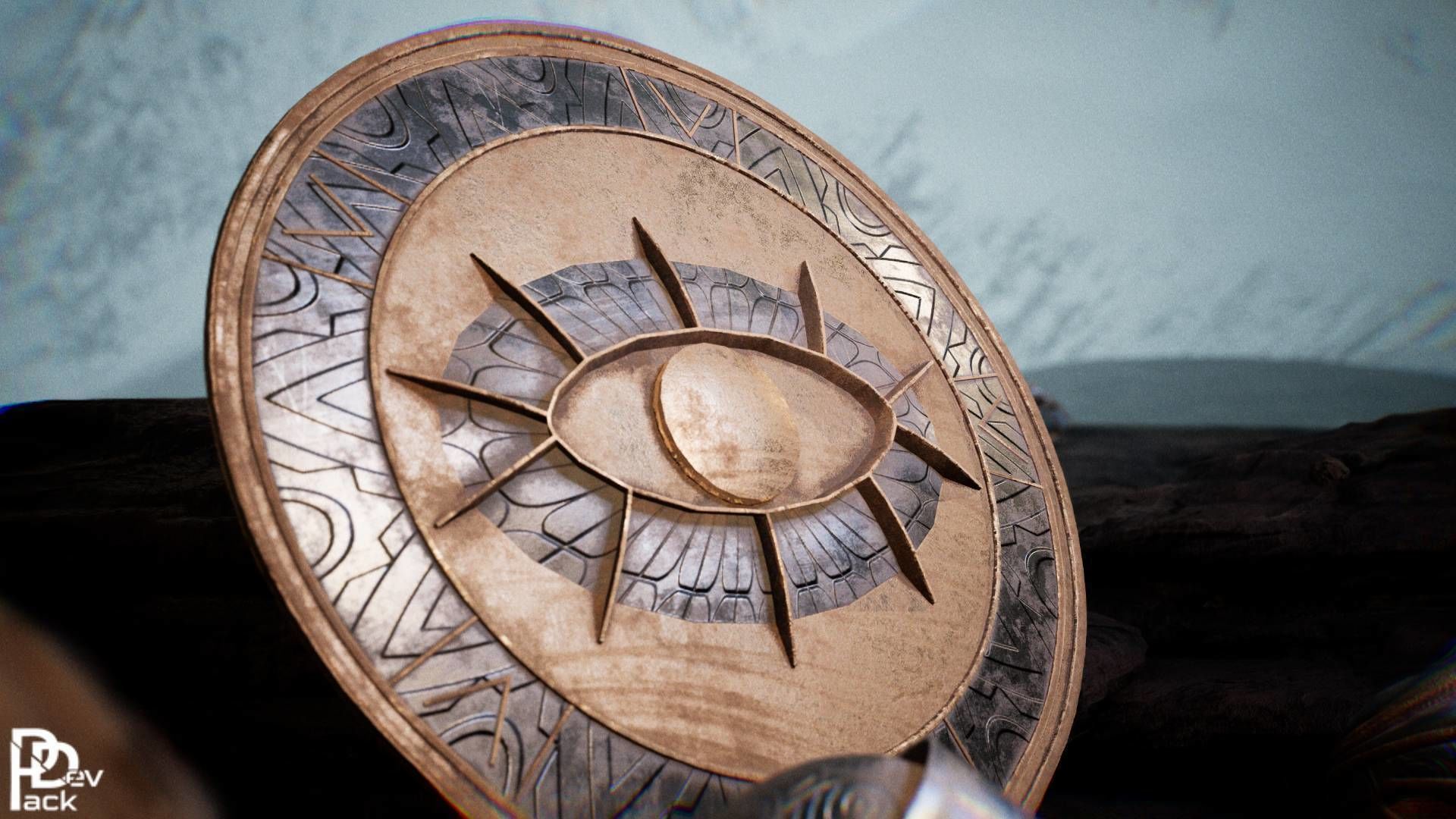 Spartan Weapons V2 23 assets Low-poly 3D model_5