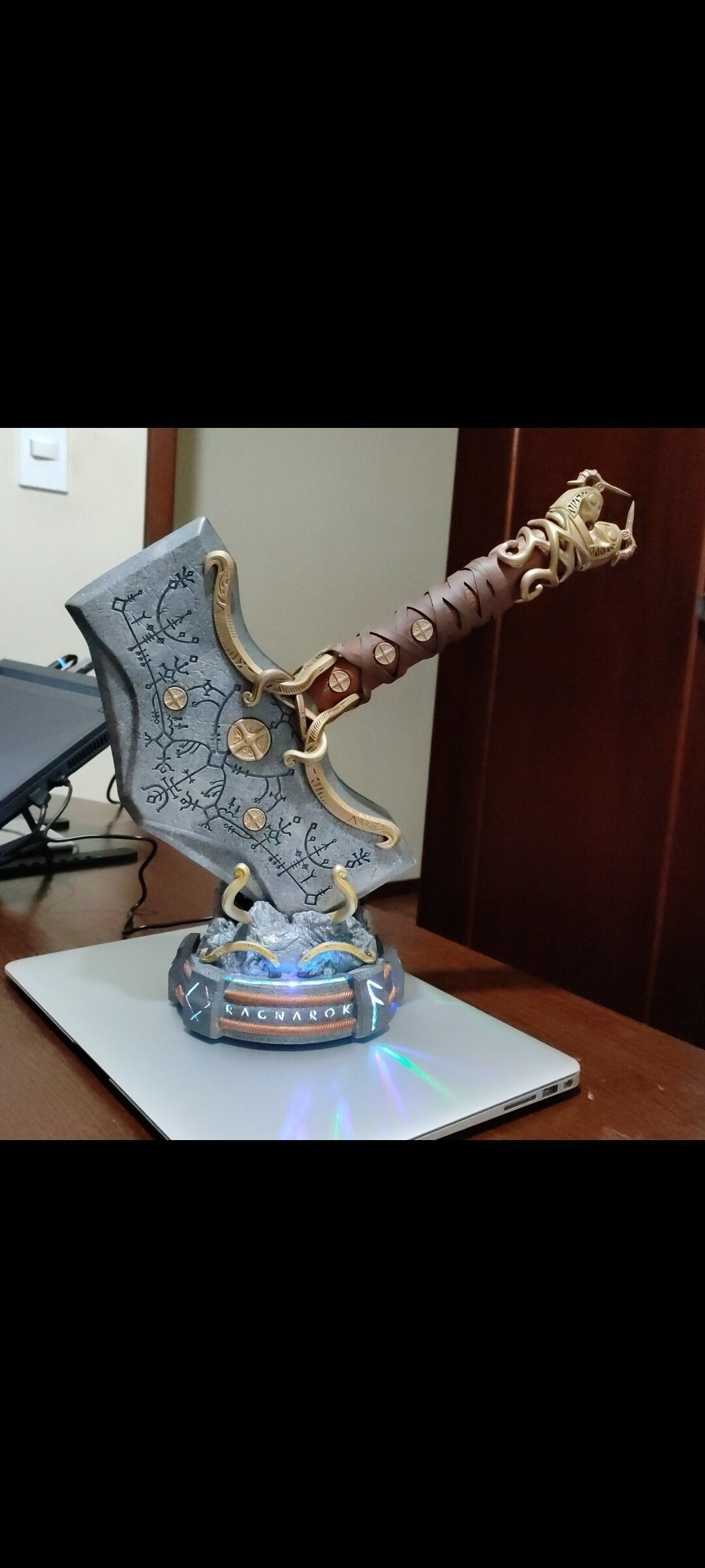 MJOLNIR THOR GOD OF WAR 3D print model_1