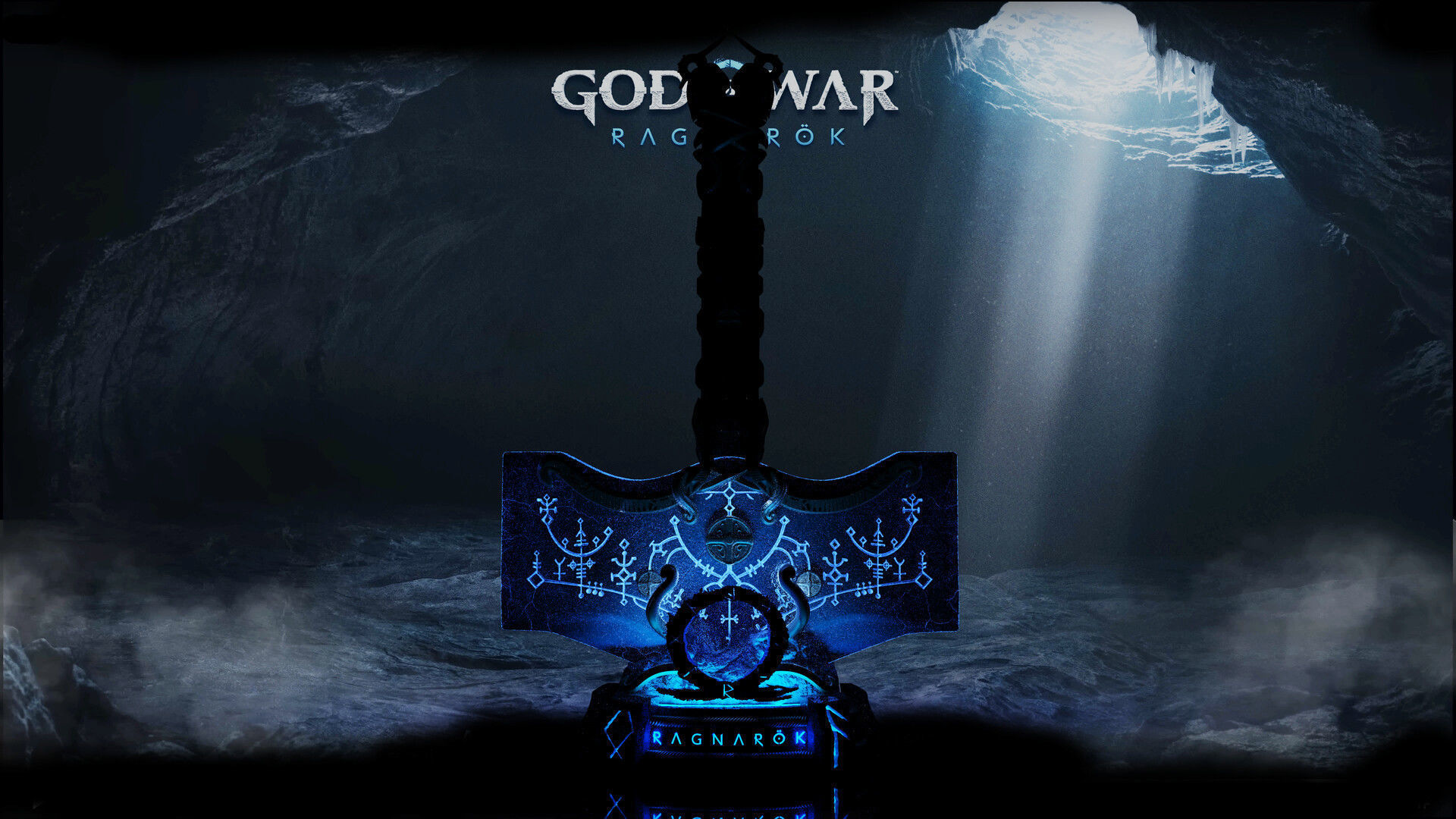 MJOLNIR THOR GOD OF WAR 3D print model_4