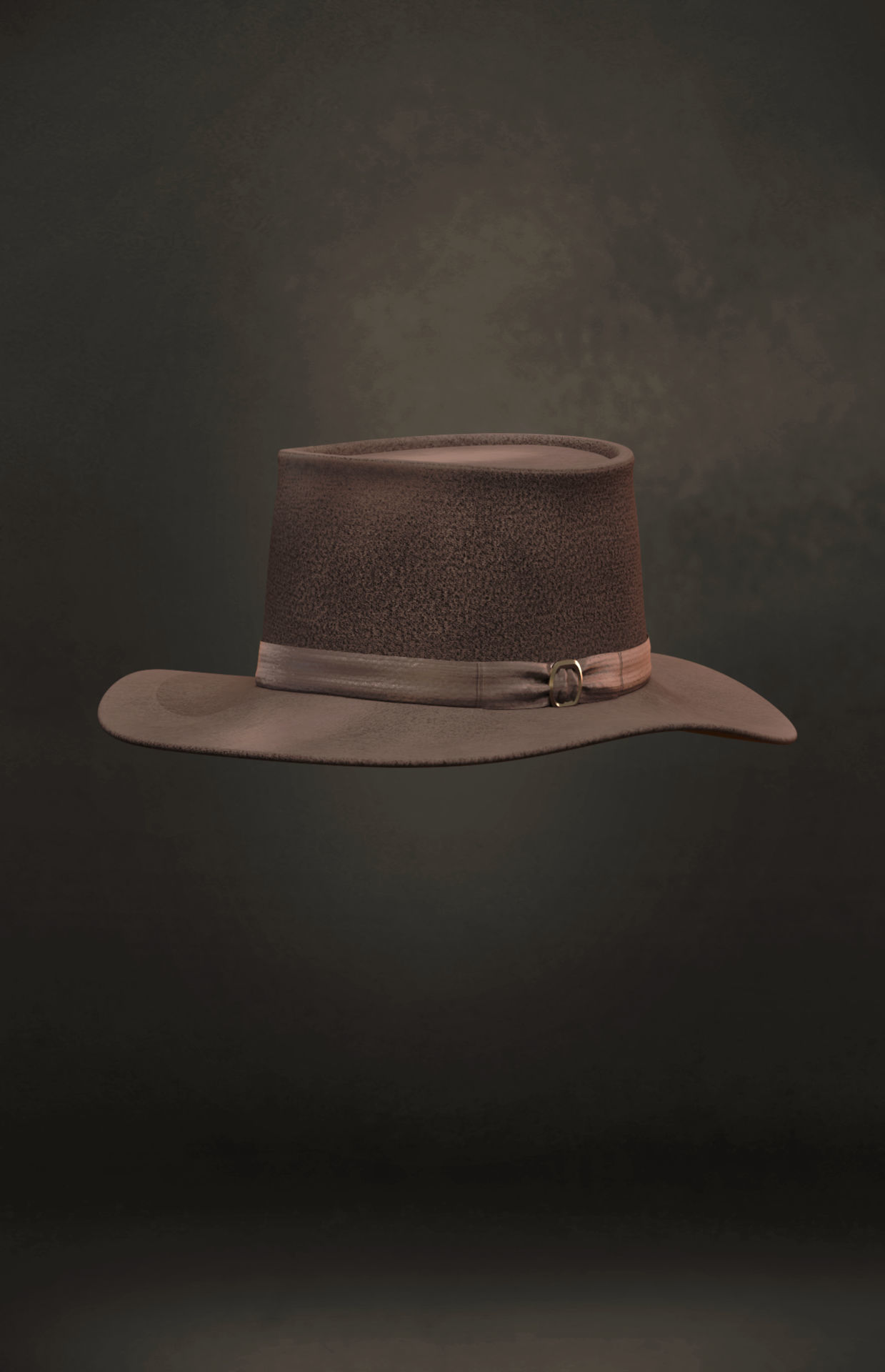 Cowboy accessories - Marvelous Designer project and OBJ 3D model_9