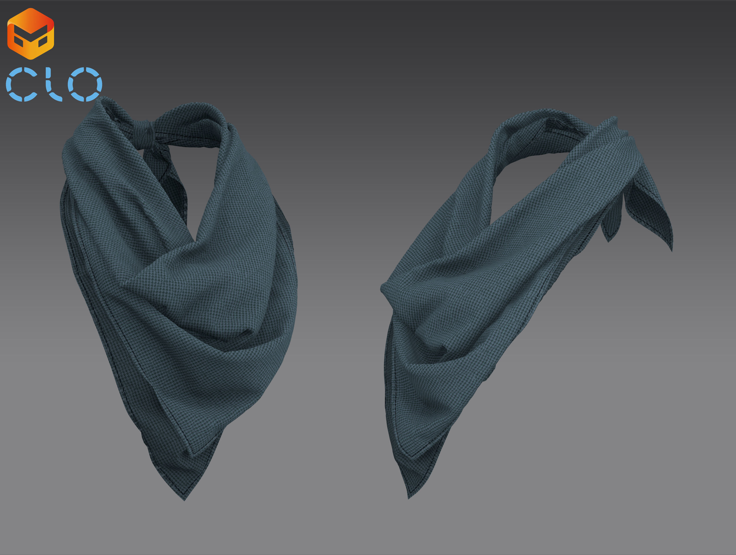 Cowboy accessories - Marvelous Designer project and OBJ 3D model_17