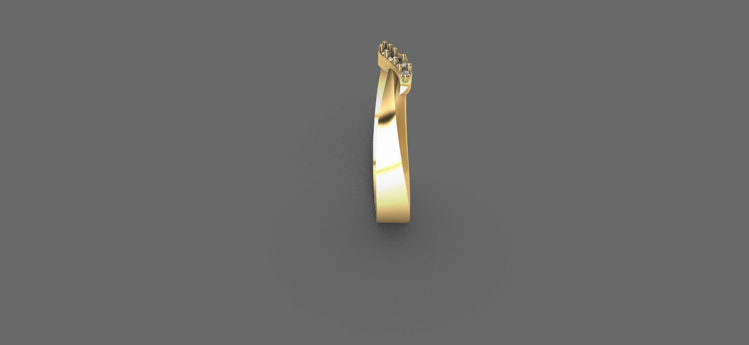 Engatment ring  3D model_2