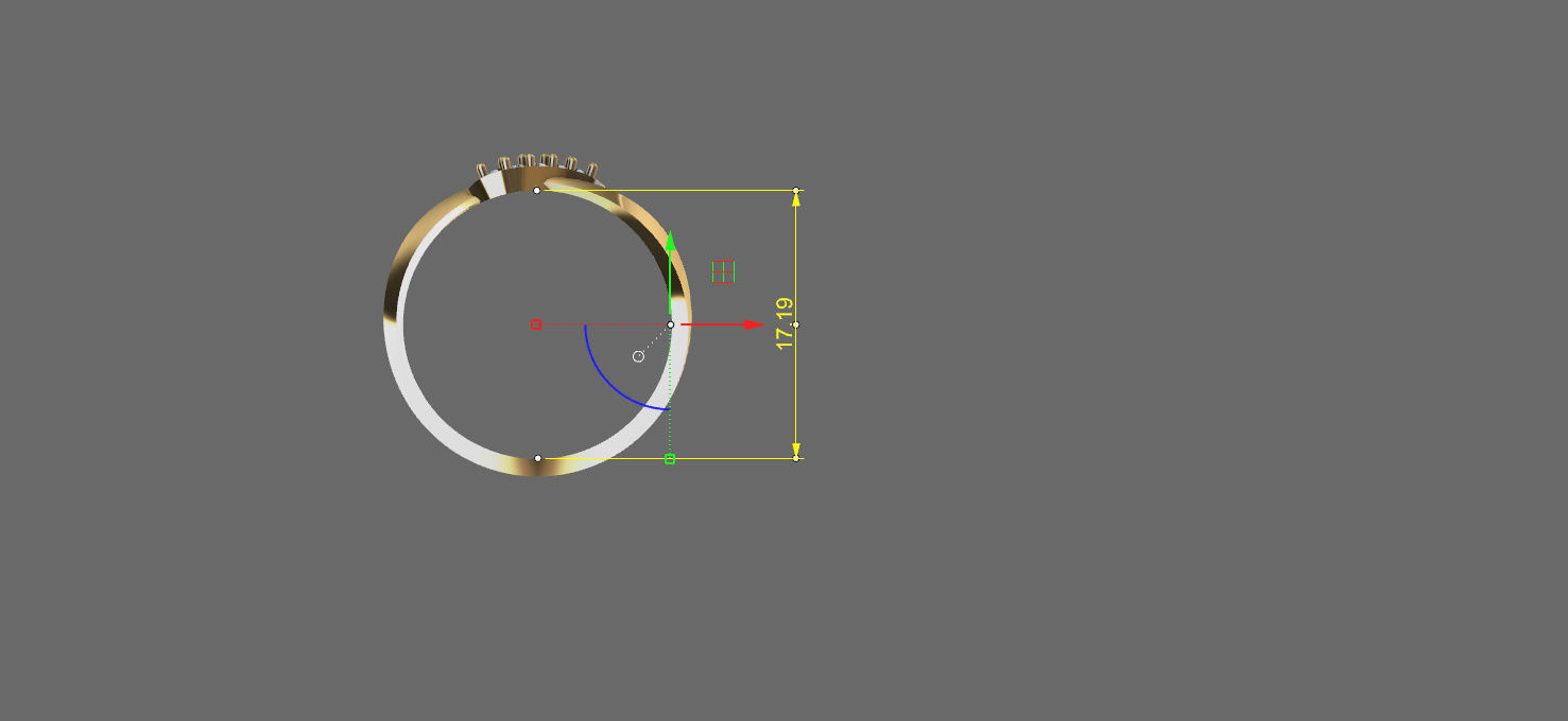 Engatment ring  3D model_4