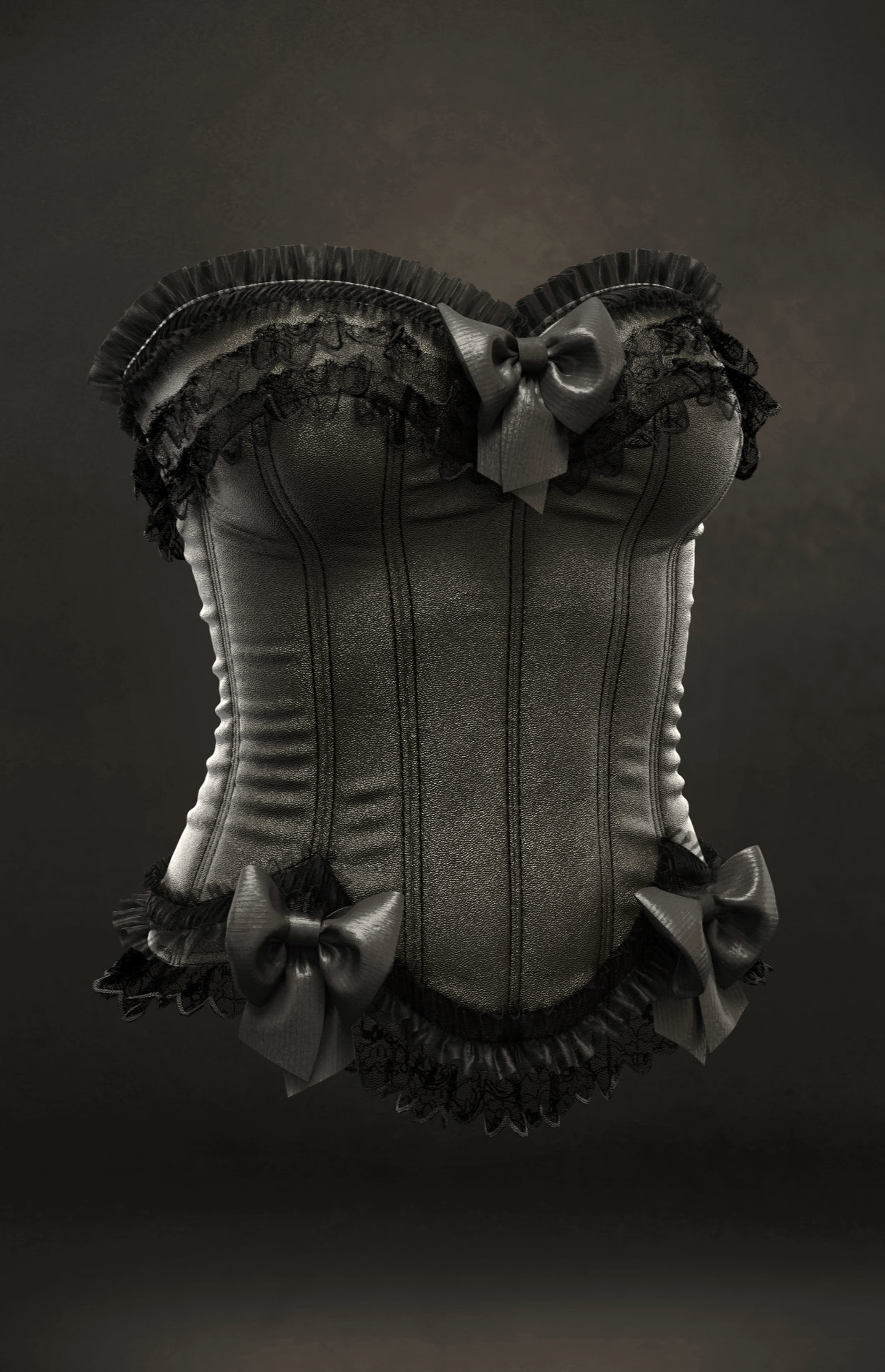 Corsets - set 1 - Marvelous Designer project and OBJ 3D model_5
