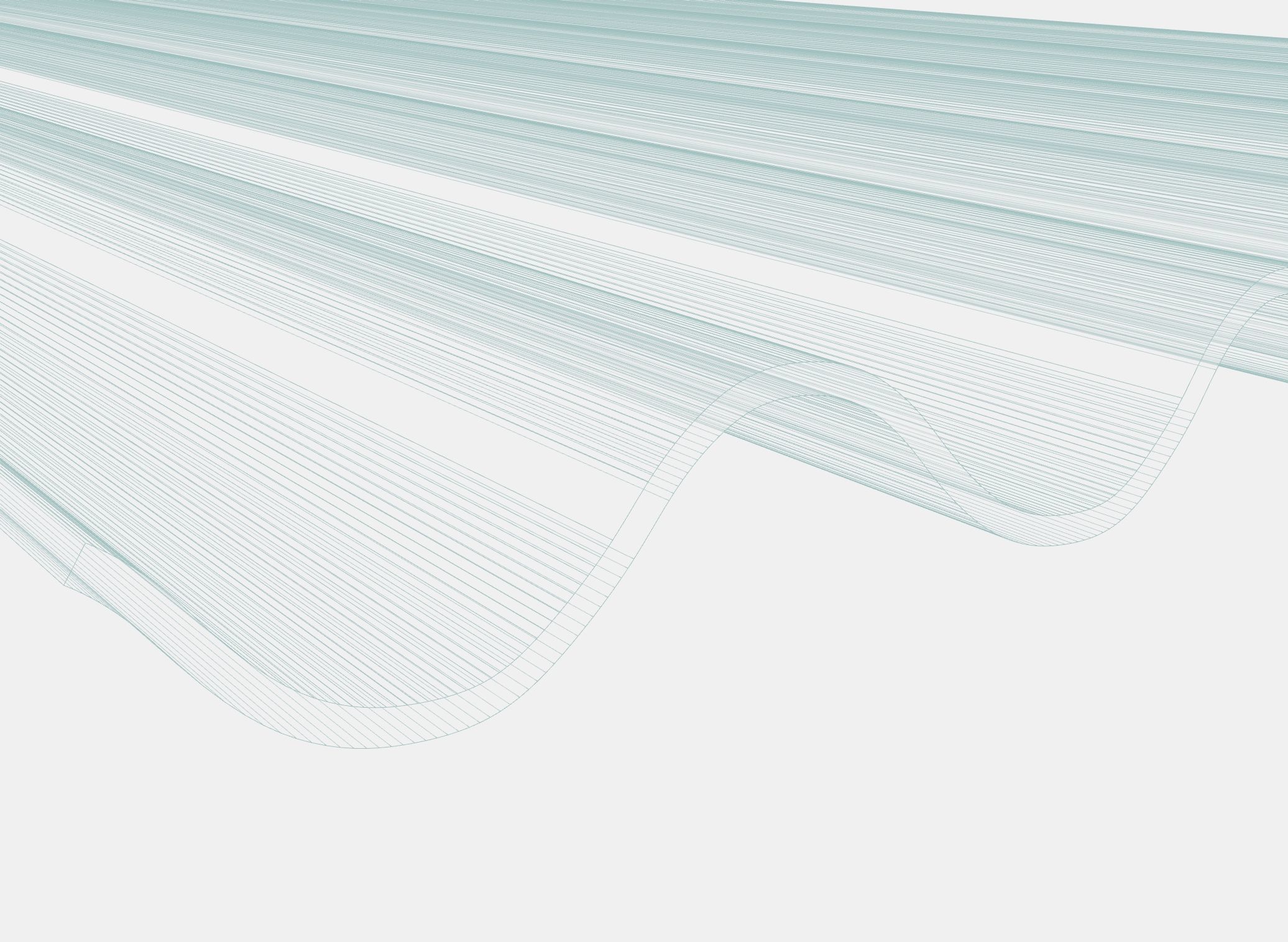 Corrugated Polycarbonate Plastic Sheet Free 3D model_8