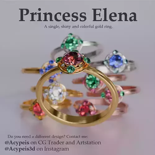 Princess Elena Gold Ring