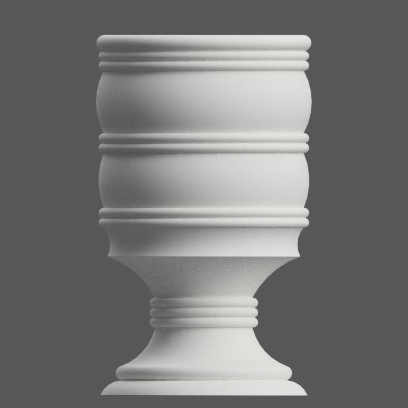 PLANTER - VASE - GARDEN URN - CANDY DISH - JAR  3D print model_11