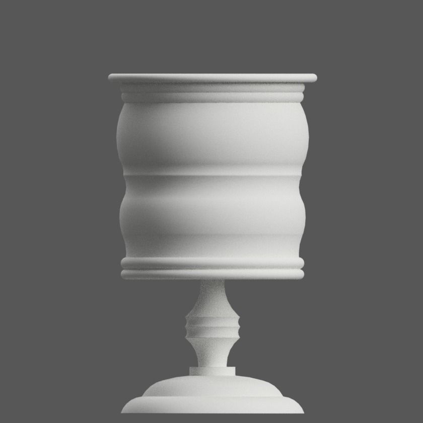 PLANTER - VASE - GARDEN URN - CANDY DISH - JAR  3D print model_7